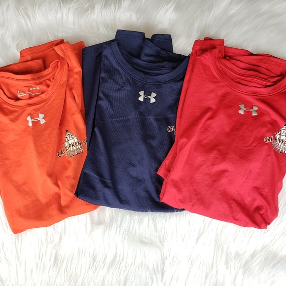 Under Armour Other - Set of 3 Under Armour Heat Gear Cal Ripken, Sr S